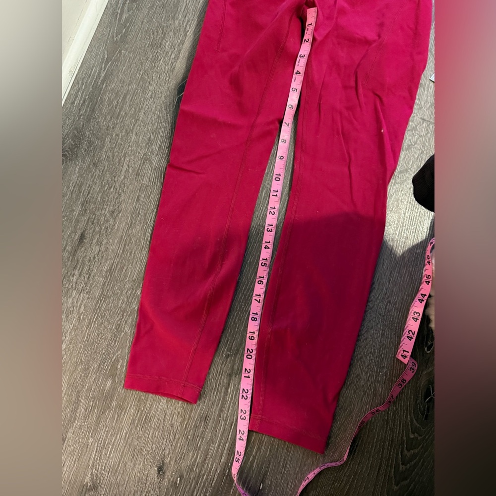 Lululemon Wunder Train High-Rise Tight with Pockets 25" in Passionate - Picture 6 of 8